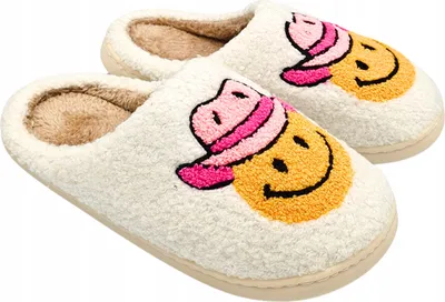Produktbild von Damen Hausschuhe Kuschelig Warm Cowboy Größe 37-38