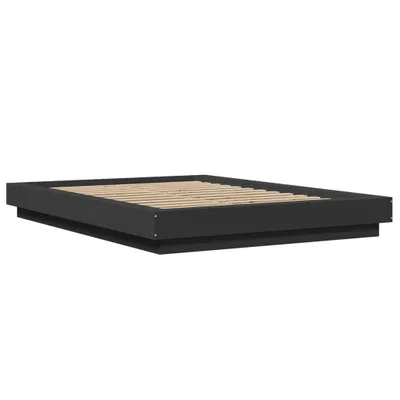 Obrázek produktu pro Rám postele černý 120 x 200 cm kompozitní dřevo