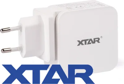 Obrázek produktu pro Napájecí adaptér Xtar USB-PD Výstup: 20 V/2,25 A, 15 V/3 A, 12 V/3 A, 9 V/3 A, 5 V/3 A