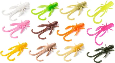 Produktbild von Fishup Baffi Fly Cheese 1,5' 3,8cm - 10 Creature Baits, Fishup Farben:Apple Green