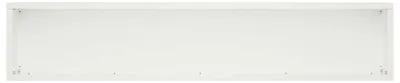 Image de vidaXL Pot de jardin blanc, 100 x 20 x 20 cm, en acier laminé à froid