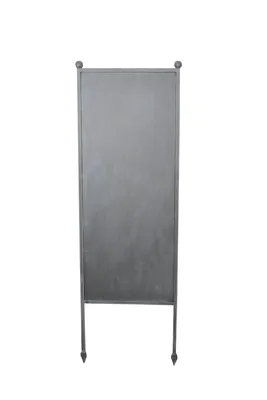 Produktbild von Stele Metall grau Sichtschutz "Uni" Windschutz Dekowand Garten Deko B64cm H205cm