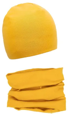 Produktbild von Foruhoo Baby Mädchen Beanie Mütze + Schlauchschal 2er Set, Wintermütze für Junge