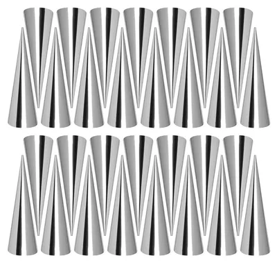Imagen del producto de Juego de 30 tubos de acero inoxidable para hacer cannoli