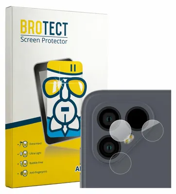 Produktbild von BROTECT Schutzglas für Fairphone 4 (NUR Kameraschutz) Schutzfolie Panzer Folie Glas Display Schutz klar
