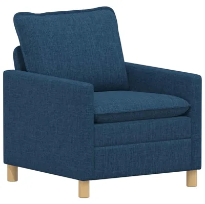 Immagine prodotto di vidaXL Divano blu 76 x 81 x 87,5 cm in tessuto