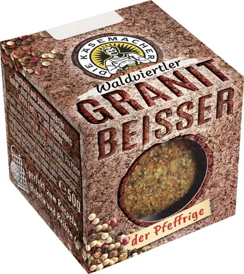Immagine prodotto di I produttori di formaggio I Granitbeisser - Il piccante I Formaggio a pasta dura della regione Waldviertel I 50 g.
