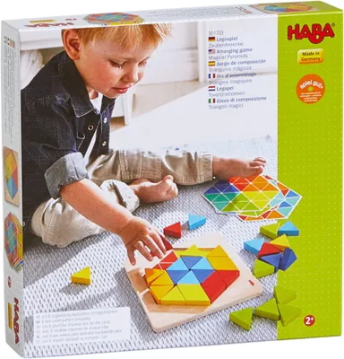 Immagine prodotto di HABA Puzzle 3D Gioco da tavolo Triangoli magici