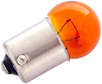 Image de Ampoule sphérique Spahn 12 V, 10 W, jaune, Bau15s