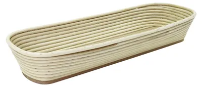 Immagine prodotto di Stampo per pane / Cestino di lievitazione lungo 500 x 160 mm - fondo in legno