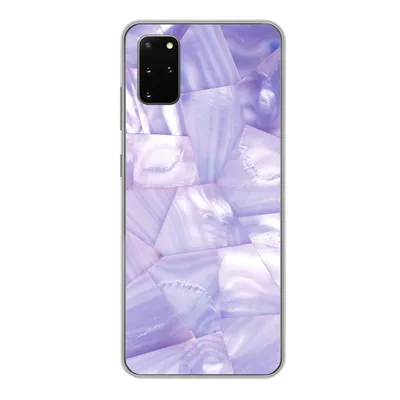 Produktbild von MuchoWow® Handyhülle Schutzhülle Hülle für Samsung Galaxy S20 Plus Naturstein - Muster - Perlmutt Silikon Softcase Handy Hülle - Hartschale