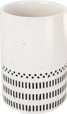 Produktbild von Kleine Wolke Zahnputzbecher ALVA Schwarz-Weiß