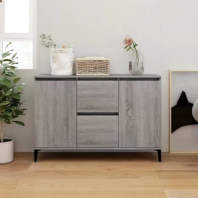 Obrázek produktu pro vidaXL Příborník Grey Sonoma 102x35x70 cm Materiál na bázi dřeva
