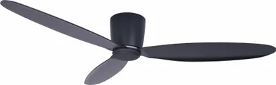 Produktbild von Energiespar Deckenventilator mit Fernbedienung Airfusion Radar DC Schwarz 132 cm