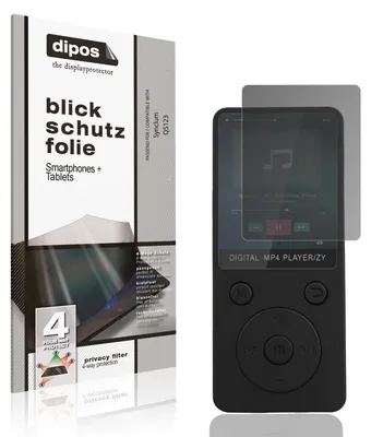 Produktbild von Blickschutzfolie für Synclum QS123 matt Schutzfolie Folie Display Schutz dipos