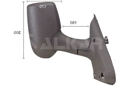 Produktbild von ALKAR 9238960 Außenspiegel Seitenspiegel Rechts für FORD Transit Mk6 Kasten (V347, V348, FA) Beheizt Konvex Elektrisch