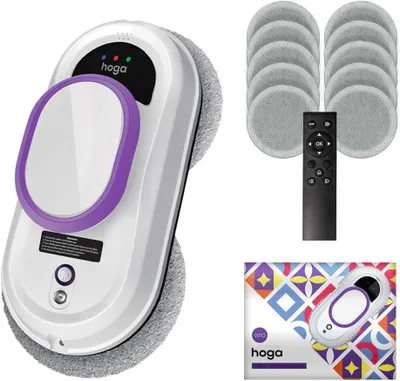 Zdjęcie produktu dla HOGA W10 – robot do mycia okien, odkurzacz do okien, 2800 Pa, urządzenie do mycia okien