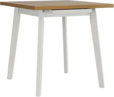 Obrázok produktu pre Rozkladací jedálenský stôl 80x80 cm AMES 2 - dub grandson / biely