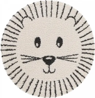 Produktbild von Gewebter Kinderteppich mit Tiermuster LÖWE