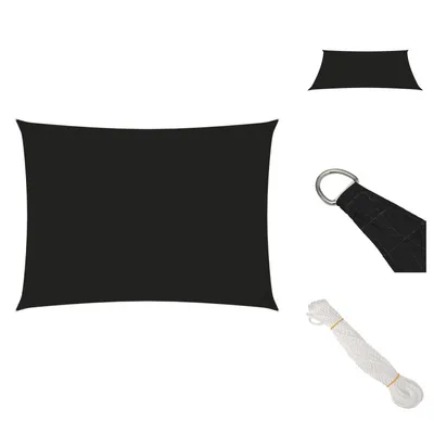 Obrázek produktu pro vidaXL Markýza Oxford Rectangular 3,5x5 m Black - Slunečníky a sluneční clony