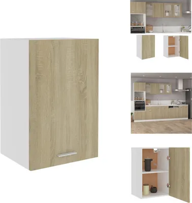 Obrázok produktu pre vidaXL Nástenná skrinka Sonoma dub 39,5x31x60 cm materiál na báze dreva - Kuchynské skrinky
