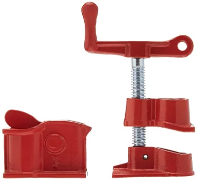 Produktbild von Brüder Mannesmann Rohr-Schraubzwinge, Stahl, erweiterbare Spannweite, robuste Qualität, vielseitig einsetzbar, professionelle Temperguss-Ausführung, v