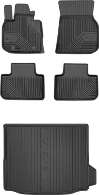 Produktbild von FROGUM Gummimatten Auto Fußmatten + Kofferraummatte für BMW X3 G01 ab 2017