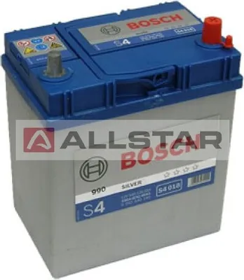 Obrázok produktu pre Bosch S4, 40 Ah, 12 V, 330 A, Auto, B00, Modrá, Biela