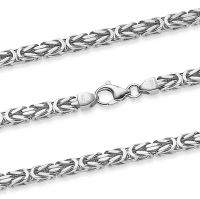 Produktbild von Silberkette Königskette Länge 55cm - Breite 6,1mm - 925 Silber