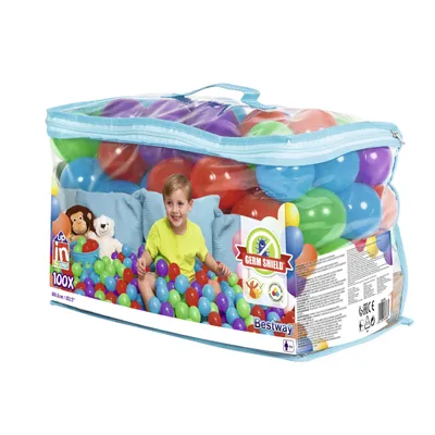 Produktbild von Up, In & Over™ Antimikrobielle Spielbälle, 100 Stück