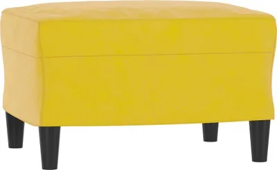 Obrázek produktu pro vidaXL Podnožka žlutá 60x50x41 cm Velvet