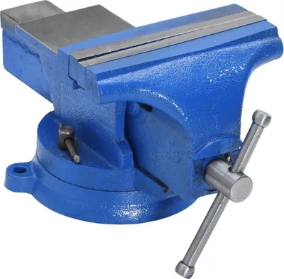 Zdjęcie produktu dla Imadło stołowe, niebieskie, 150 mm, żeliwo