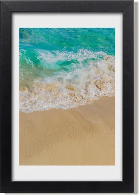 Produktbild von Bild 20x30 MDF-Rahmen, Wandkunst Strand und Meer