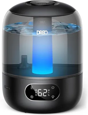 Obrázek produktu pro Ultrazvukový zvlhčovač vzduchu do ložnice, tichý, úsporný, 2,5 l, bílý