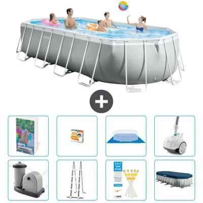 Immagine prodotto di Piscina ovale Prism Frame - 610x305x122 cm - 9 pezzi S590