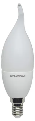 Productafbeelding van Sylvania LED Leuchtmittel Windstoß Kerze ToLEDo 7W = 40W E14 matt 470lm warmweiß 2700K 180°