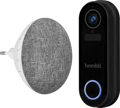 Produktbild von Hombli smarte Türklingel 2 (schwarz) + Gong