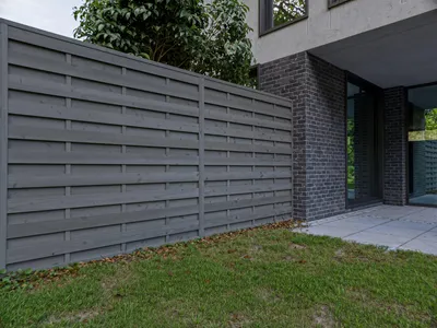 Produktbild von Sichtschutzzaun Kiefer Bretagne Grau