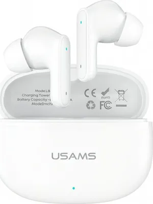 Immagine prodotto di Cuffie TWS USAMS E05 Bluetooth 6.0    wireless bianco