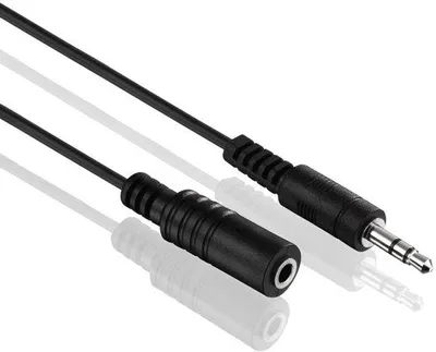 Productafbeelding van cc50488 Jack Cable, Zwart, 1 m