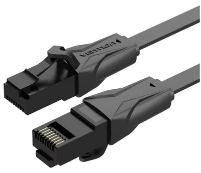 Produktbild von Netzwerkkabel Vention UTP, Cat. 6, 0,75 m, 1 Gbit/s, Schwarz