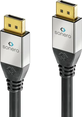 Produktbild von sonero S-DC000-050, 5 m, DisplayPort, DisplayPort, Männlich, Männlich, 3840 x 2160 Pixel