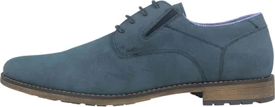 Produktbild von Mavins Halbschuhe in Übergrößen Blau 3HH0180302 4100 Navy PolyurethanNubuck große Herrenschuhe