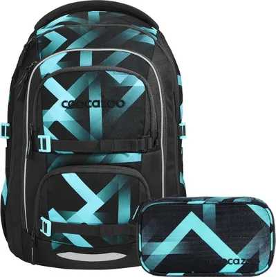 Produktbild von Coocazoo, Schulrucksack-Set PORTER, Laser Lights 2-teilig