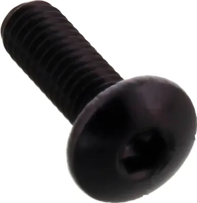 Produktbild von Linsenschraube JMP Bolt M4x0,7mm 12mm Aluminium schwarz