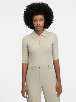 Produktbild von Orsay Graues Kurzarm-T-Shirt für Damen 1001088A01482__S