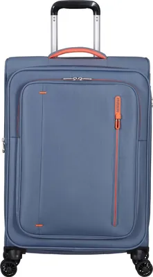 Produktbild von American Tourister Trolley Cloudrider Spinner Exp. TSA Stone Blue blaugrau 66cm
