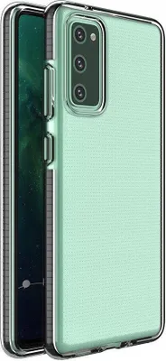 Produktbild von Spring Case Gelhülle mit buntem Rahmen für Samsung Galaxy A72 4G schwarz