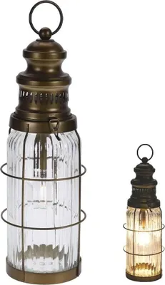 Produktbild von LED-Lampe in Laternenform für eine gemütliche Atmosphäre