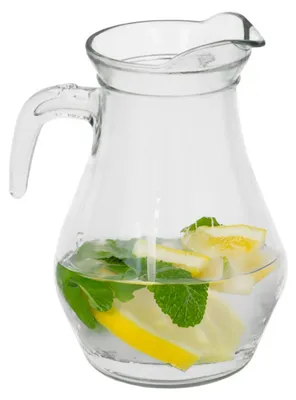 Produktbild von Gerimport Gieskanne/Wasser/Weinkaraffe - Glas - transparent - 1800 ml - 14 x 17 x 22 cm